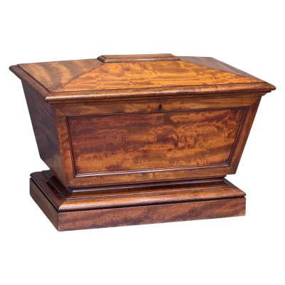 Circa 1830 English Regency Sarcophagus-Form Cellarette